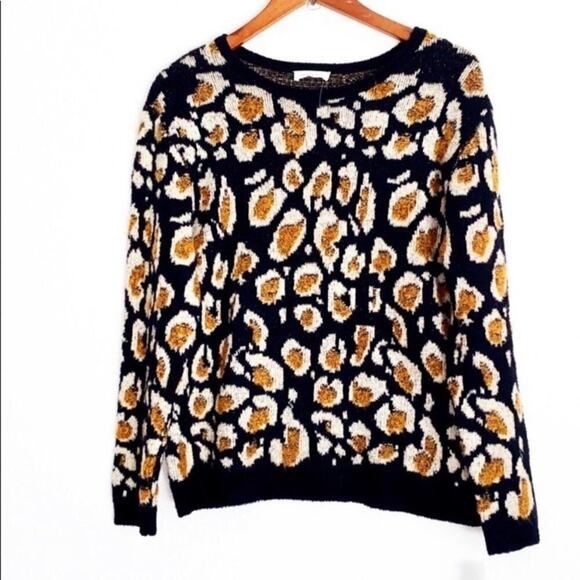 NWT SOPHIE RUE LEOPARD PRINT SWEATER SIZE… - Picture 2 of 5